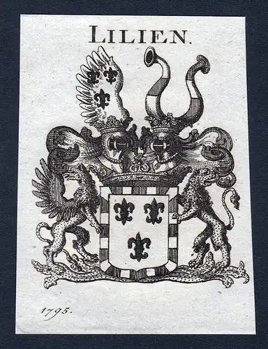 Lilien - Lilien Lilie Wappen Adel coat of arms heraldry Heraldik