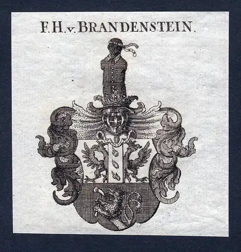 F. H. v. Brandenstein - Brandenstein Thüringen Wappen Adel coat of arms heraldry Heraldik