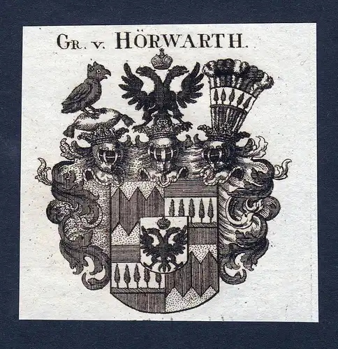 Gr. v. Hörwarth - Hörwarth Hörwart Wappen Adel coat of arms heraldry Heraldik