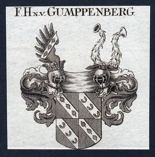 F. Hn. v. Gumppenberg - Gumppenberg Gumpenberg Bayern Wappen Adel coat of arms heraldry Heraldik