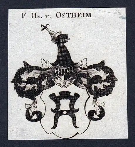 F. Hn. v. Ostheim - Ostheim Franken Wappen Adel coat of arms heraldry Heraldik