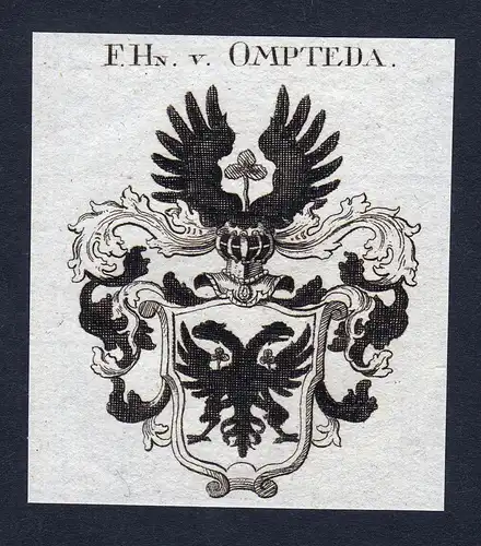 F. Hn. v. Ompteda - Ompteda Niederlande Wappen Adel coat of arms heraldry Heraldik