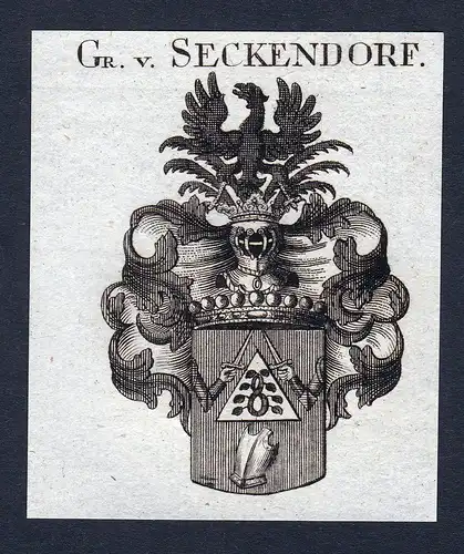 Gr. v. Seckendorf - Seckendorf Seckendorff Franken Wappen Adel coat of arms heraldry Heraldik