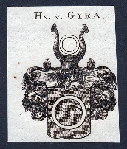 Hn. v. Gyra - Gyra Wappen Adel coat of arms heraldry Heraldik