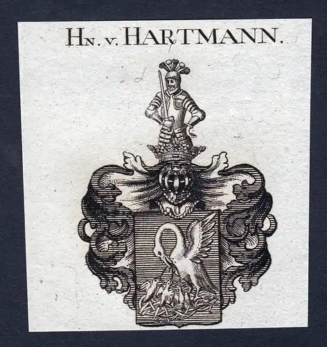 Hn. v. Hartmann - Hartmann Wappen Adel coat of arms heraldry Heraldik