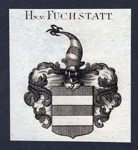 Hn. v. Fuchstatt - Fuchstatt Franken Fuchsstadt Wappen Adel coat of arms heraldry Heraldik
