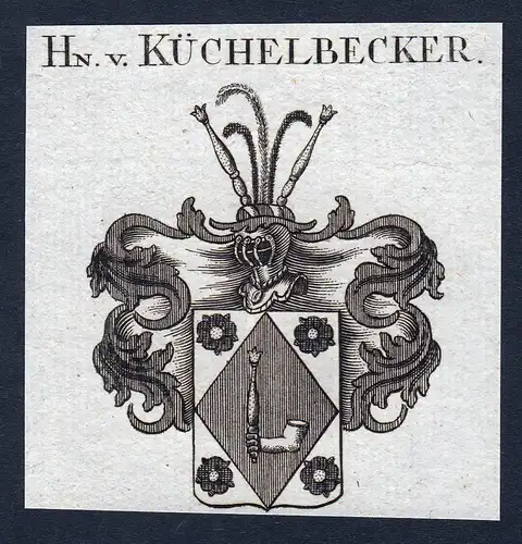 Hn. v. Küchelbecker - Küchelbecker Wappen Adel coat of arms heraldry Heraldik