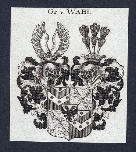 Gr. v. Wahl - Wahl Deutschland Wappen Adel coat of arms heraldry Heraldik