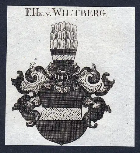 F. Hn. v. Wiltberg - Wildberg Wiltberg Franken Wappen Adel coat of arms heraldry Heraldik
