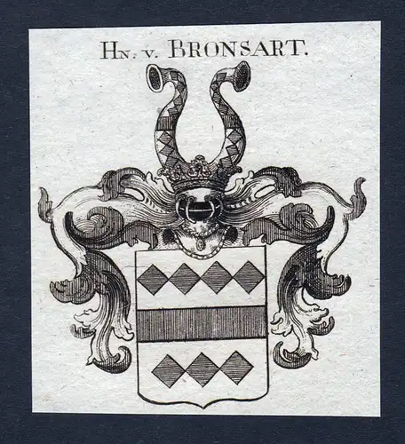Hn. v. Bronsart - Bronsart Preußen Wappen Adel coat of arms heraldry Heraldik