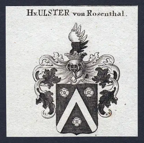 Hn. Ulster von Rosenthal - Ulster Rosenthal Wappen Adel coat of arms heraldry Heraldik