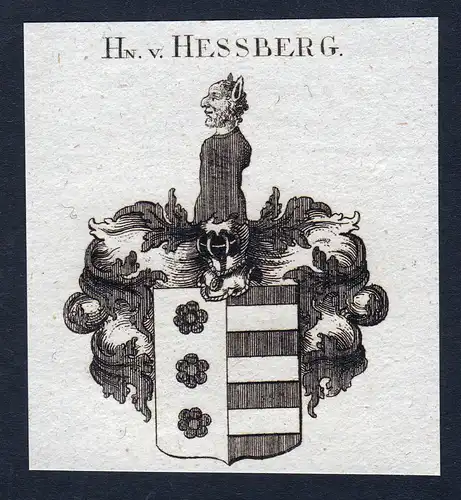 Hn. v. Hessberg - Hessberg Heßberg Franken Wappen Adel coat of arms heraldry Heraldik
