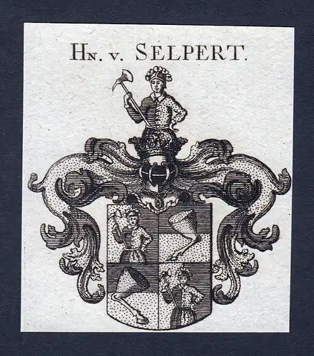 Hn. v. Selpert - Selpert Wappen Adel coat of arms heraldry Heraldik