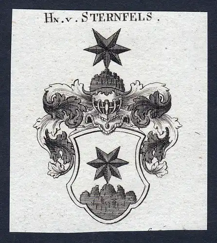 Hn. v. Sternfels - Sternfels Sternenfels Schwaben Wappen Adel coat of arms heraldry Heraldik