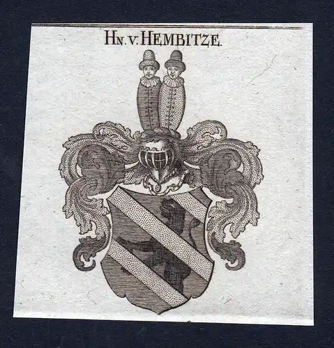 Hn. v. Hembitze - Hembitze Wappen Adel coat of arms heraldry Heraldik