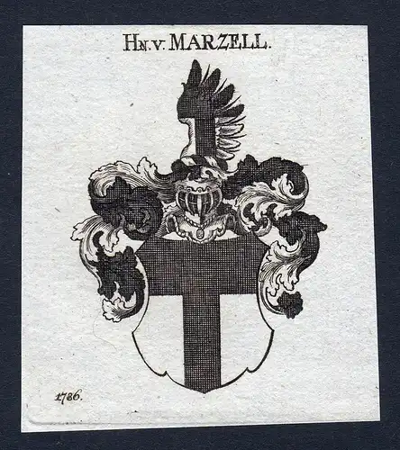 Hn. v. Marzell - Malsburg-Marzell Baden-Württemberg Wappen Adel coat of arms heraldry Heraldik