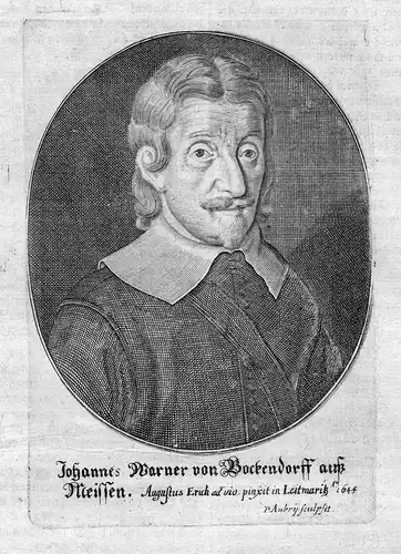 Johannes Warner von Bockendorff auß Meissen - Johannes Werner von Bockendorff (1598-nach 1669) Meissen Portra