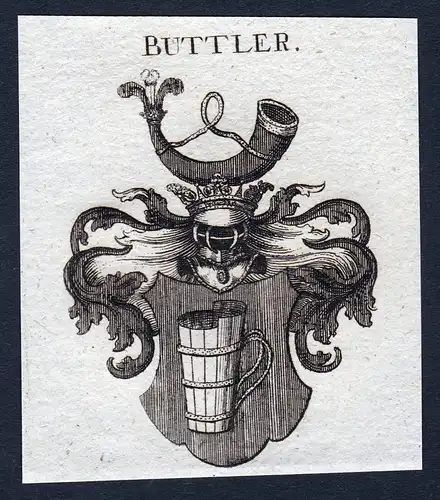 Buttler - Buttler Butler Oberfranken Hessen Wappen Adel coat of arms heraldry Heraldik