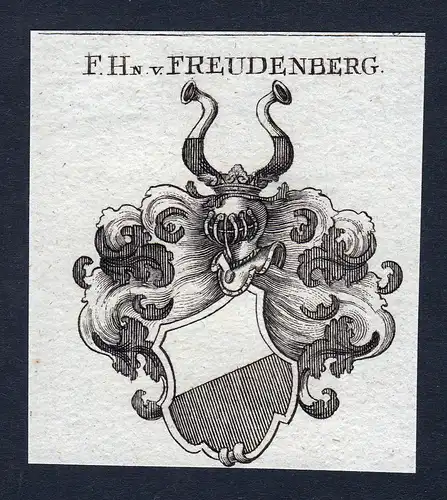 F. Hn. v. Freudenberg - Freudenberg Bayern Wappen Adel coat of arms heraldry Heraldik