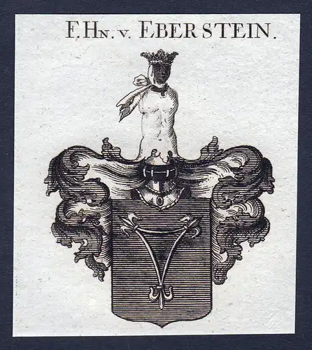 F. Hn. v. Eberstein - Eberstein Franken Wappen Adel coat of arms heraldry Heraldik