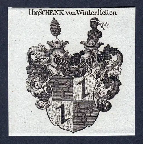 Hn. Schenk von Winterstetten - Schenk Winterstetten Schmalegg Wappen Adel coat of arms heraldry Heraldik