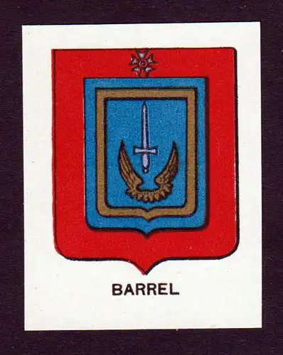Barrel - Barrel Wappen Adel coat of arms heraldry Lithographie