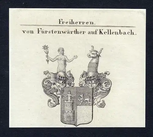 Von Fürstenwärther auf Kellenbach - Fürstenwärther-Kellenbach Fuerstenwaerther-Kellenbach Wappen Adel coat