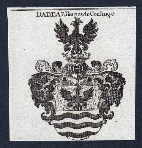 Daddaz, Barous de Corsinge - Daddaz Barous Coringe Wappen Adel coat of arms heraldry Heraldik