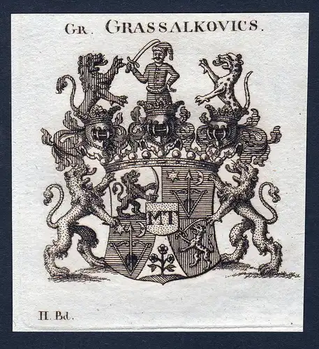 Gr. Grassalkovics - Grassalkovich Grassalkovics Wappen Adel coat of arms heraldry Heraldik