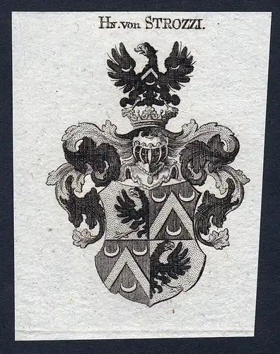 Hn. von Strozzi - Strozzi Florenz Wappen Adel coat of arms heraldry Heraldik