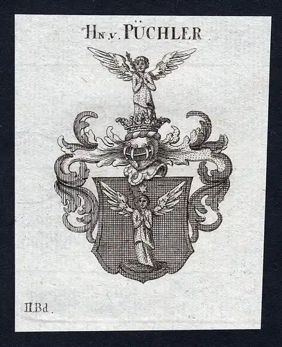 Hn. v. Püchler - Püchler Schlesien Wappen Adel coat of arms heraldry Heraldik