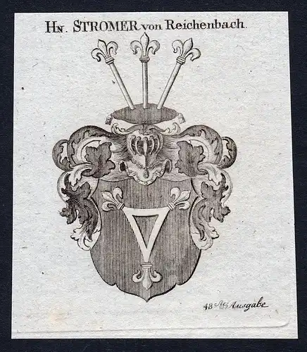 Hn. Stromer von Reichenbach - Stromer Reichenbach Nürnberg Wappen Adel coat of arms heraldry Heraldik