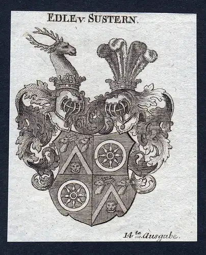 Edle v. Sustern - Sustern Susteren Wappen Adel coat of arms heraldry Heraldik