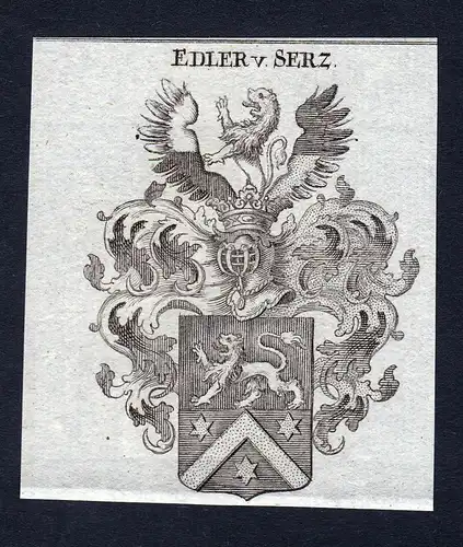 Edler v. Serz - Serz Wappen Adel coat of arms heraldry Heraldik