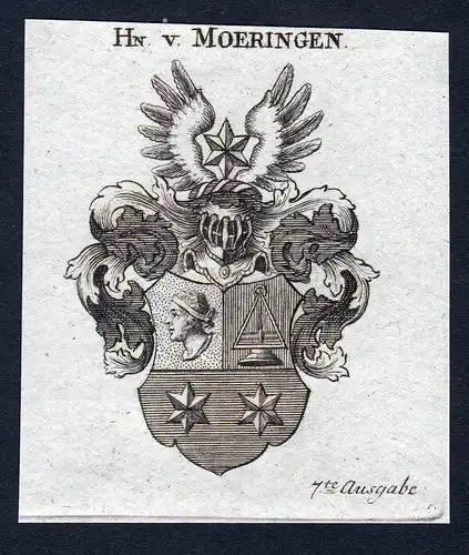 F.Hn. v. Moeringen - Moeringen Möringen Sachsen-Anhalt Wappen Adel coat of arms heraldry Heraldik