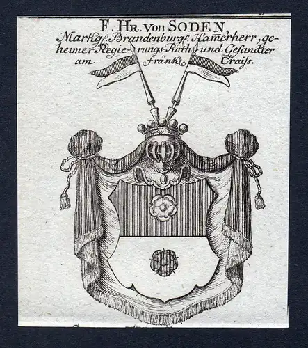 F.Hr. v. Solden - Solden Sölden Österreich Wappen Adel coat of arms heraldry Heraldik