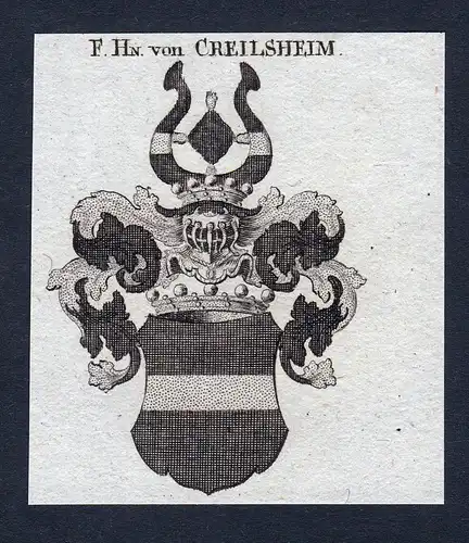 F.Hn. von Creilsheim - Cristan Rall Wappen Adel coat of arms heraldry Heraldik