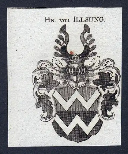 Hn. von Illsung - Illsung Wappen Adel coat of arms heraldry Heraldik