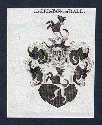 Hn. Cristan von Rall - Cristan Rall Wappen Adel coat of arms heraldry Heraldik