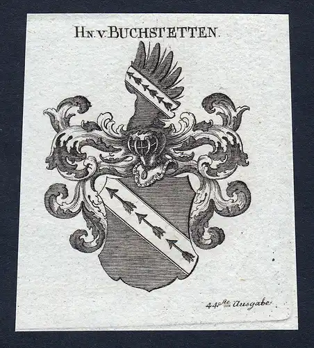 Hn. v. Buchstetten - Buchstetten Wappen Adel coat of arms heraldry Heraldik