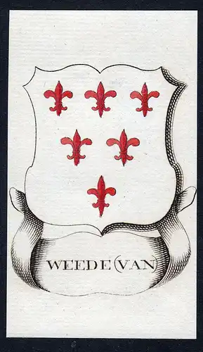 Weede (van) - Weede Niederlande Zeldert Wappen Adel coat of arms heraldry Heraldik