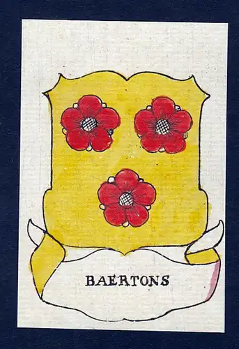 Baertons - Baertons Wappen Adel coat of arms heraldry Heraldik