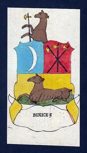 Binkes - Binkes Wappen Adel coat of arms heraldry Heraldik