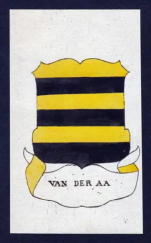 Van der Aa - Aa Wappen Adel coat of arms heraldry Heraldik