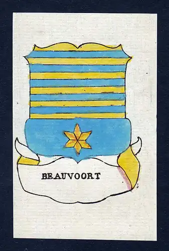 Beauvoort - Beauvoort Wappen Adel coat of arms heraldry Heraldik