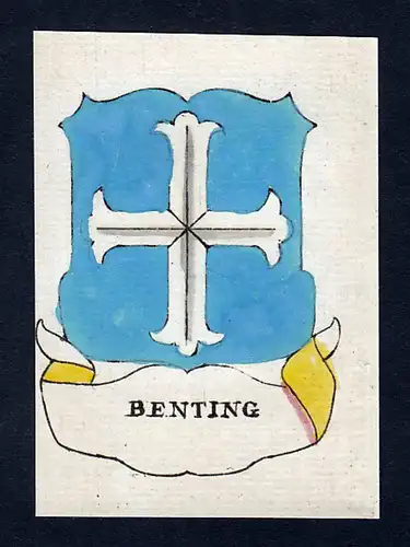 Benting - Benting Bentinck Wappen Adel coat of arms heraldry Heraldik