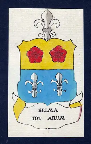 Beima tot Arum - Arum Fryslan Beima Wappen Adel coat of arms heraldry Heraldik