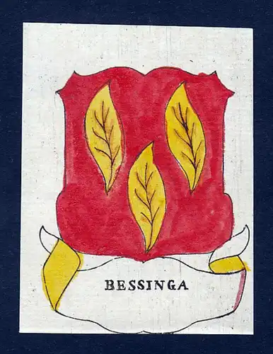 Bessinga - Bessinga Wappen Adel coat of arms heraldry Heraldik