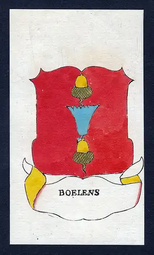 Boelens - Boelens Boels Wappen Adel coat of arms heraldry Heraldik
