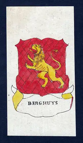 Berghuys - Berghuis Berghuys Wappen Adel coat of arms heraldry Heraldik
